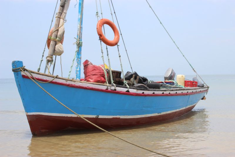 Mozambican fishing boat